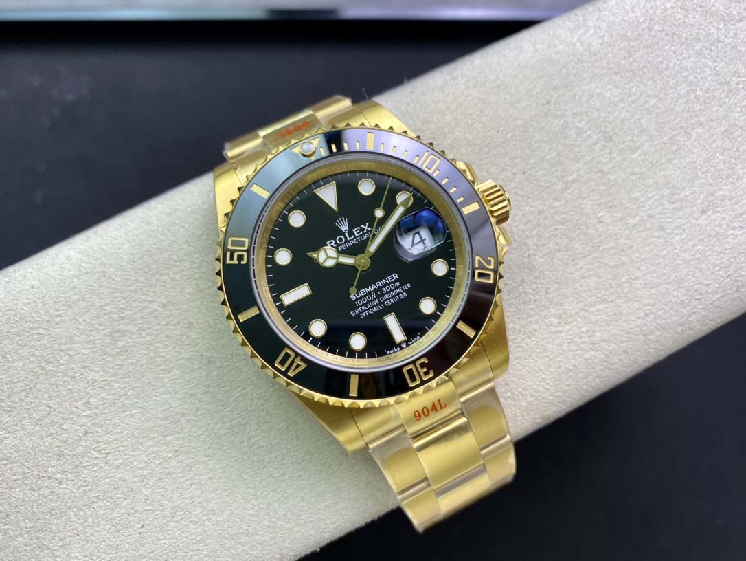 復刻 Rolex 勞力士 Submariner 全金黑水鬼 41mm￥5980-復刻勞力士