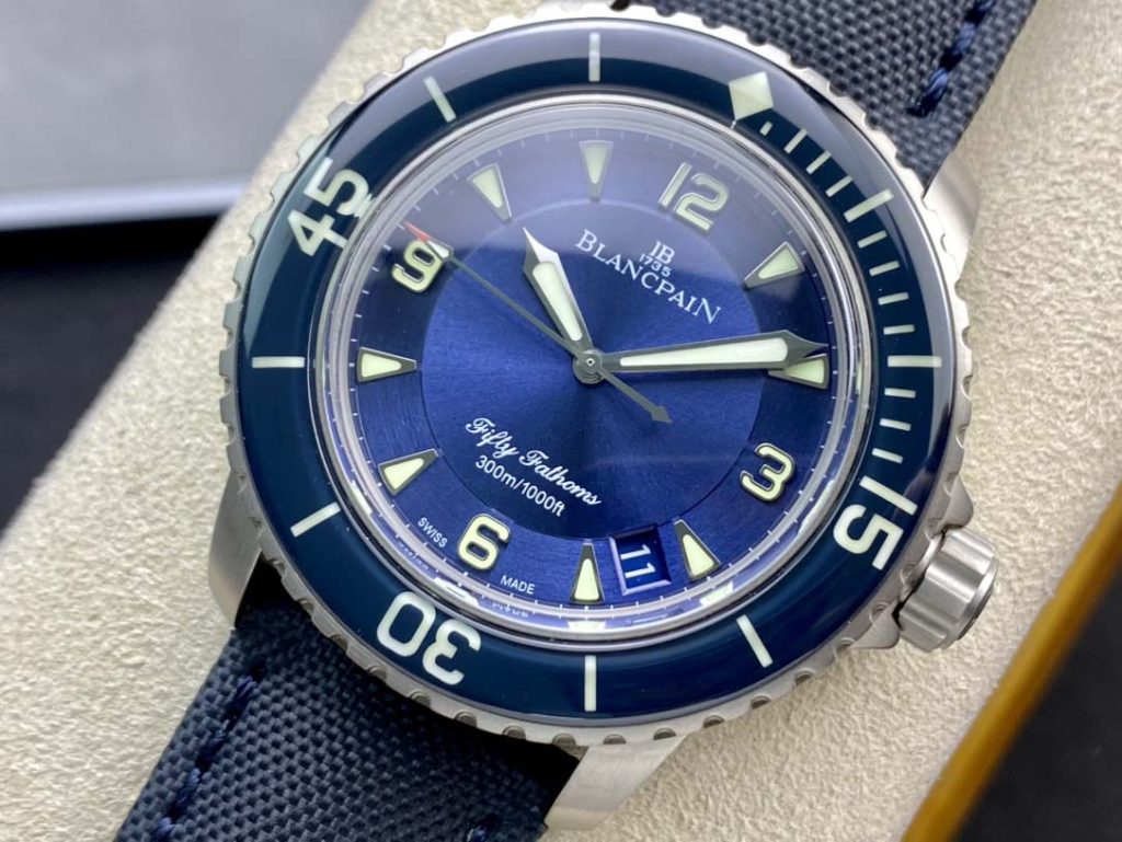 高仿 Blancpain 寶珀 Fifty Fathoms Bathyscaphe 50尋￥3980-復刻寶鉑