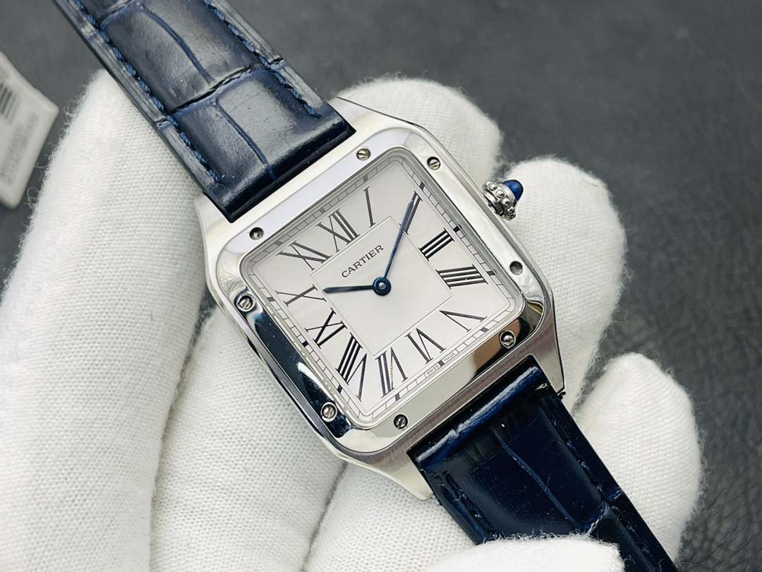 復刻 Cartier 卡地亞 Santos Dumont 繫列WSSA0022情侶手錶￥2980-復刻卡地亞
